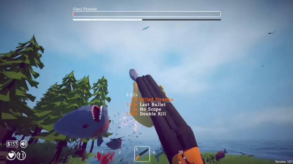 Giant Piranha in How to Fish